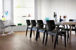 Artek Domus chair, stained black
