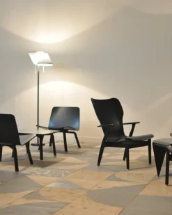 Artek Domus lounge chair, lacquered oak