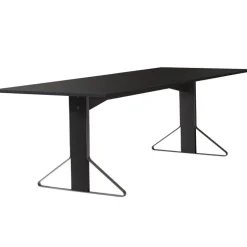 Artek Kaari table REB 001, black lino - black oak