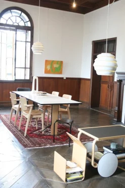 Artek Kaari table REB 001, white laminate - oak