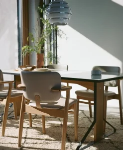 Artek Kaari table REB 001, white laminate - oak