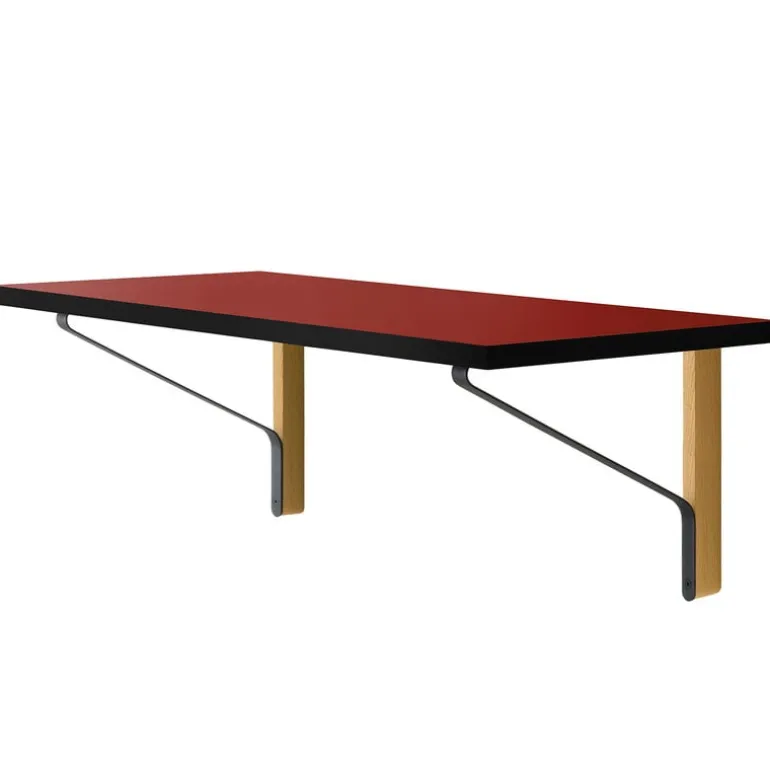 Artek Kaari wall console REB 006, red - black - oak