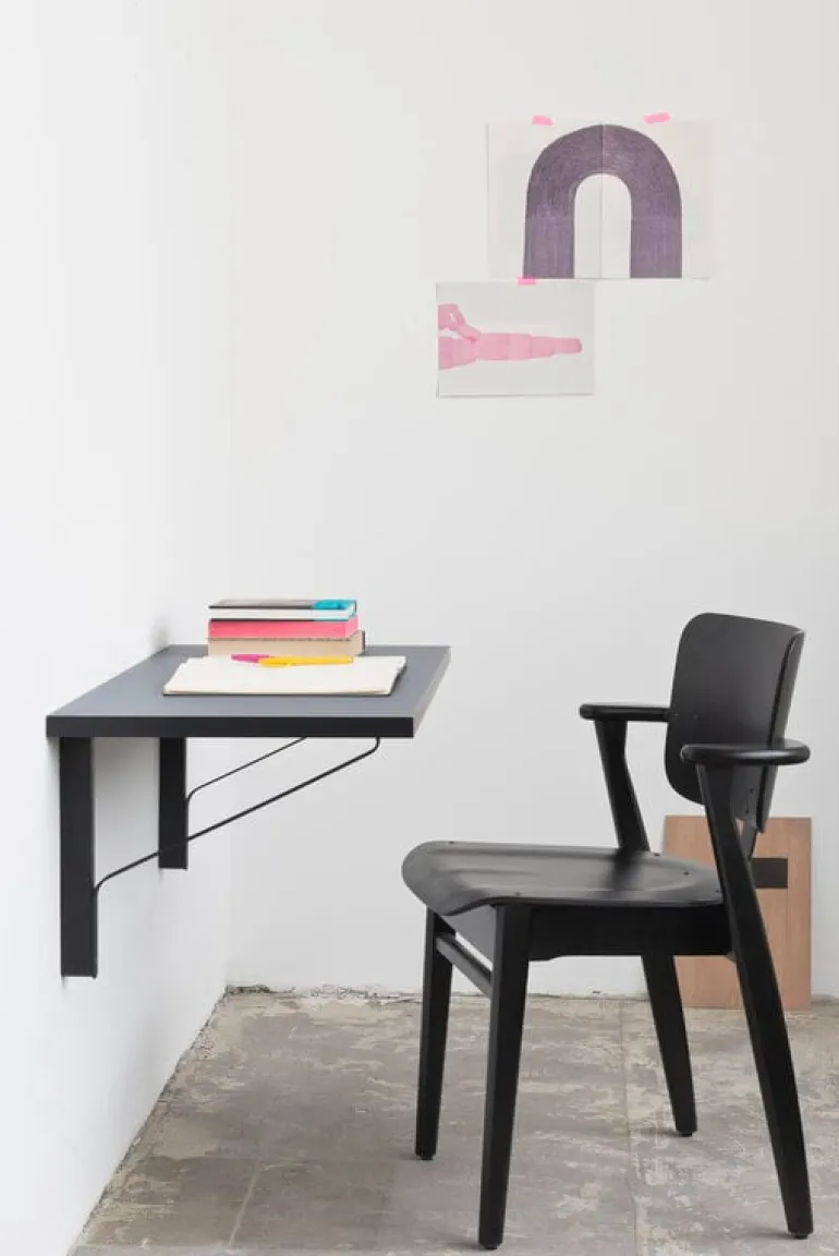 Artek Kaari wall console REB 006, red - black - oak
