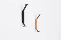 Artek Kaari wall hook REB 014, black stained oak