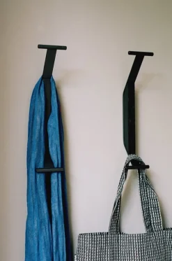 Artek Kaari wall hook REB 014, black stained oak