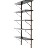 Artek Kaari wall shelf REB 009, black - oak