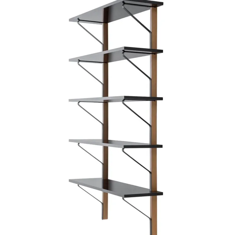 Artek Kaari wall shelf REB 009, black - oak