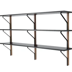 Artek Kaari wall shelf REB 008, black - oak