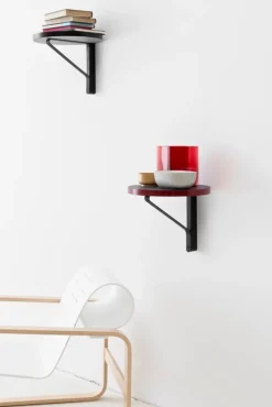 Artek Kaari wall shelf REB 007, red - black