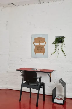 Artek Kanto magazine / firewood rack, black