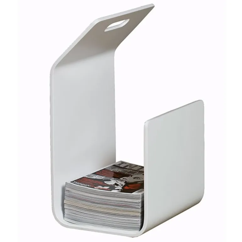 Artek Kanto magazine / firewood rack, white