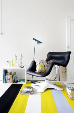 Artek Karuselli lounge chair, black - white