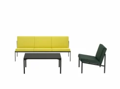 Artek Kiki low table, 100 x 60 cm, black - black linoleum