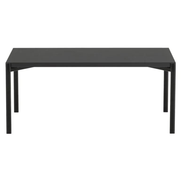Artek Kiki low table, 100 x 60 cm, black - black linoleum