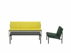 Artek Kiki low table, 140 x 60 cm, black - black linoleum