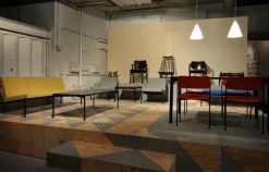 Artek Kiki low table, 140 x 60 cm, black - black linoleum