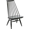 Artek Mademoiselle lounge chair, black