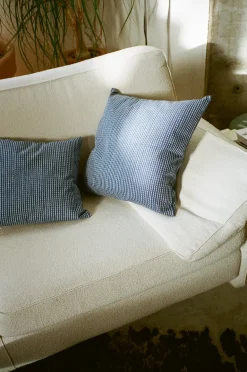 Artek Rivi cushion cover, 50 x 50 cm, blue - white