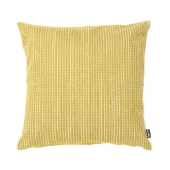 Artek Rivi cushion cover, 40 x 40 cm, canvas, mustard - white