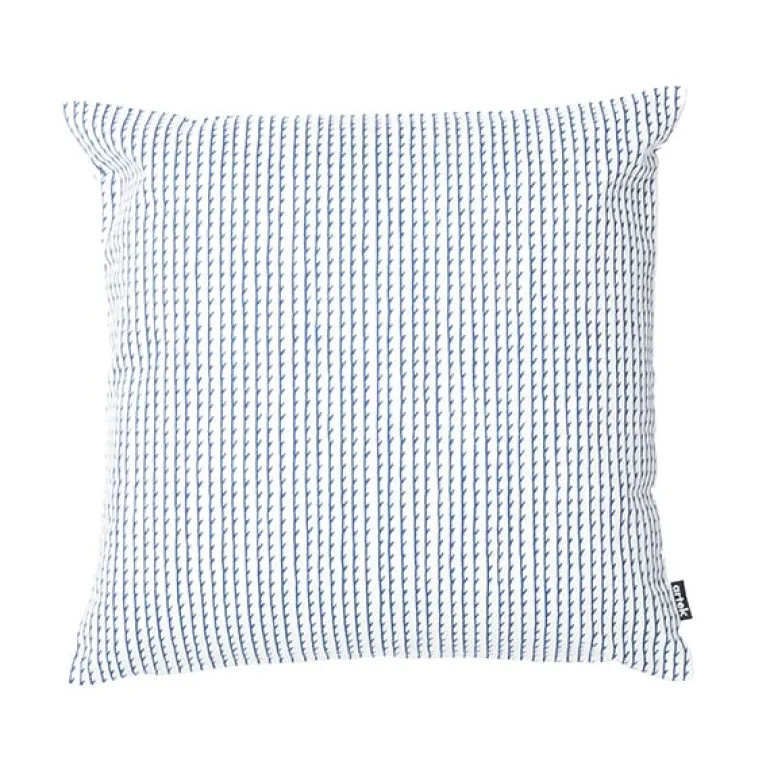 Artek Rivi cushion cover, 40 x 40 cm, white - blue