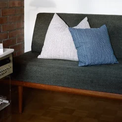 Artek Rivi cushion cover, 40 x 40 cm, white - blue