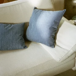Artek Rivi cushion cover, 40 x 40 cm, white - blue