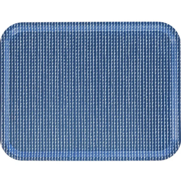 Artek Rivi tray, 43 x 33 cm, blue - white