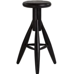 Artek Rocket bar stool, black