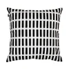 Artek Siena cushion cover, 40 x 40 cm, black - white