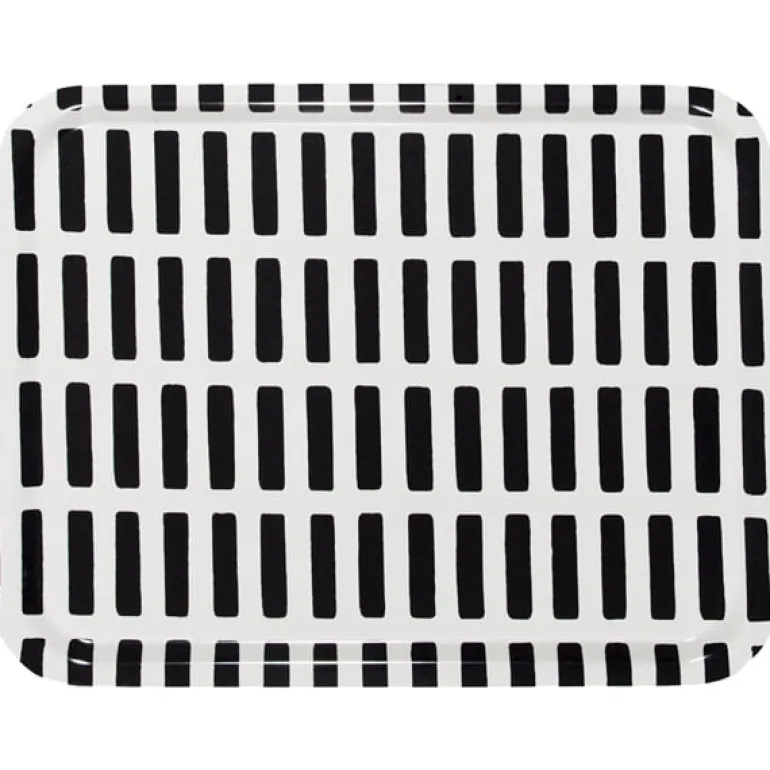 Artek Siena tray, 43 x 33 cm, white - black