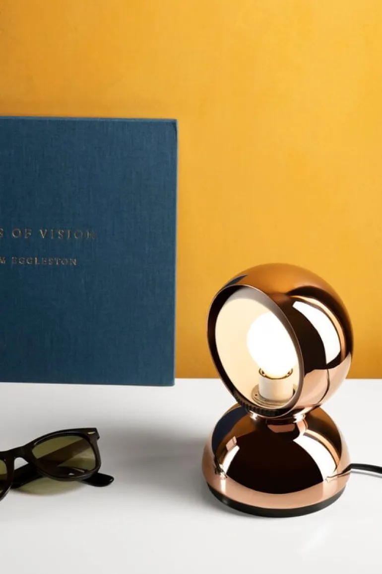 Artemide Eclisse table/wall lamp, copper