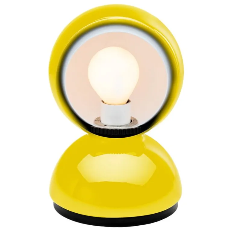Artemide Eclisse table/wall lamp, yellow