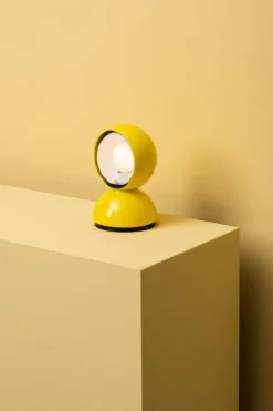 Artemide Eclisse table/wall lamp, yellow