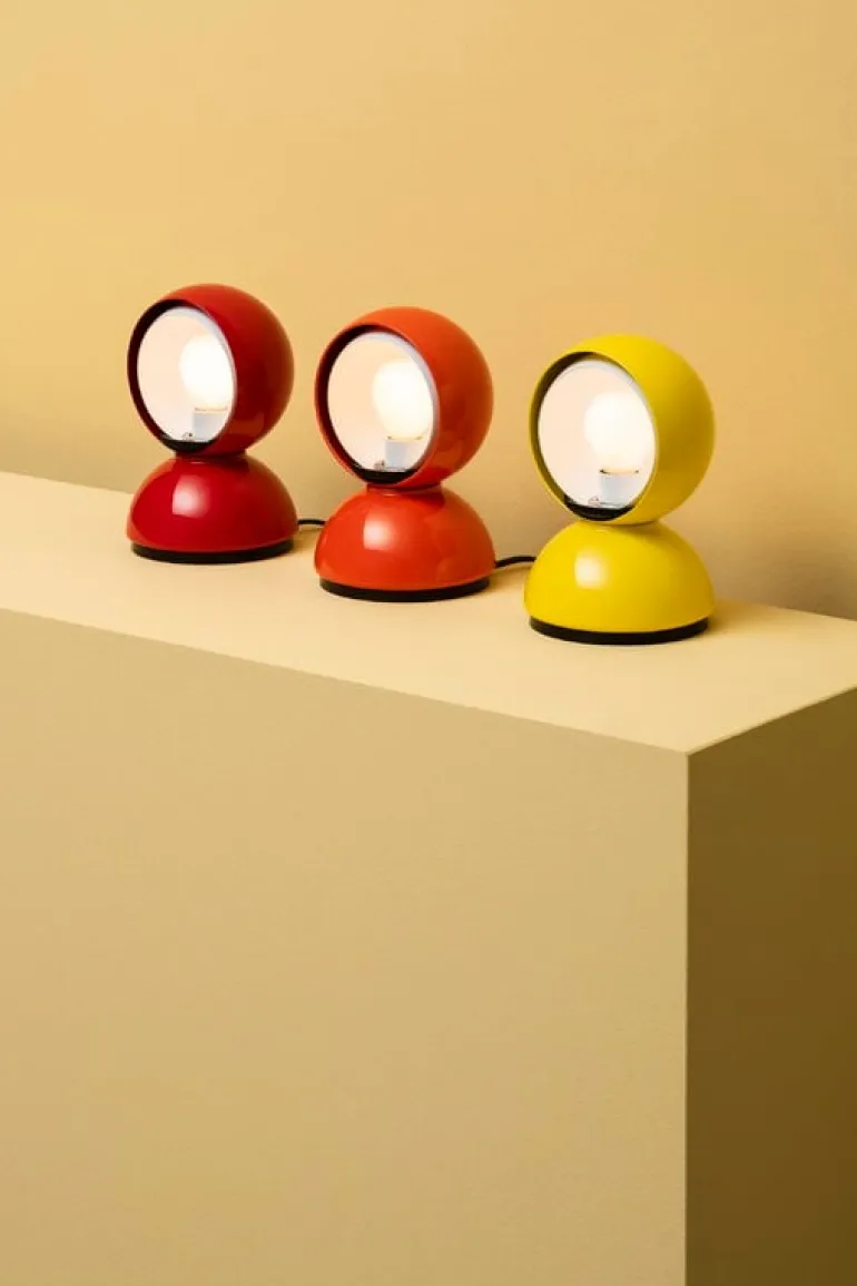 Artemide Eclisse table/wall lamp, yellow