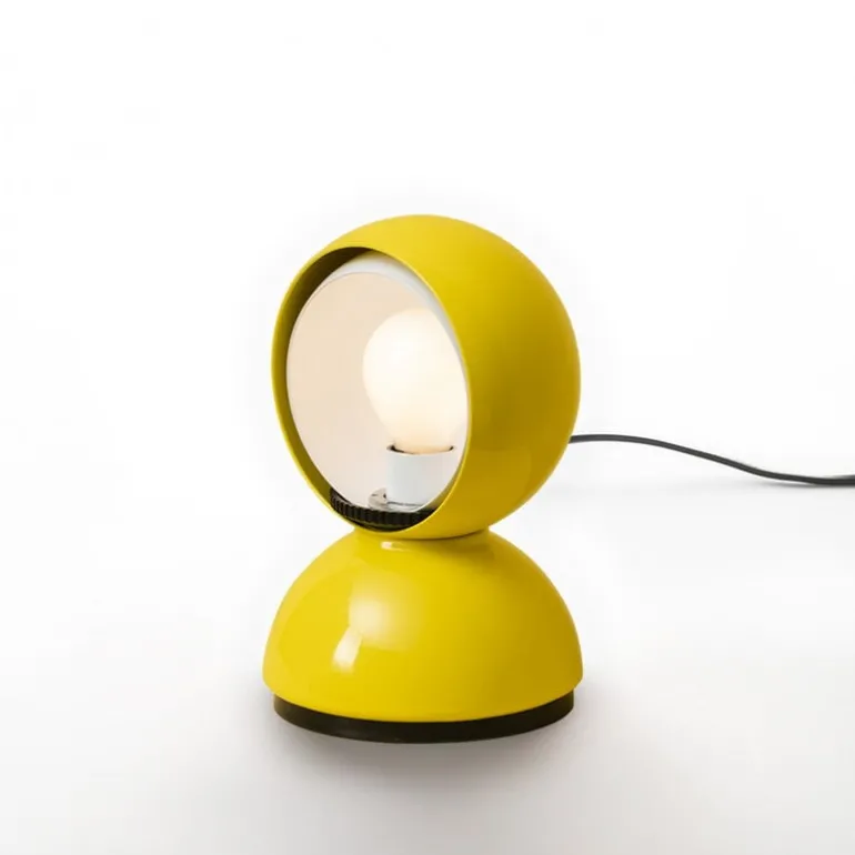 Artemide Eclisse table/wall lamp, yellow