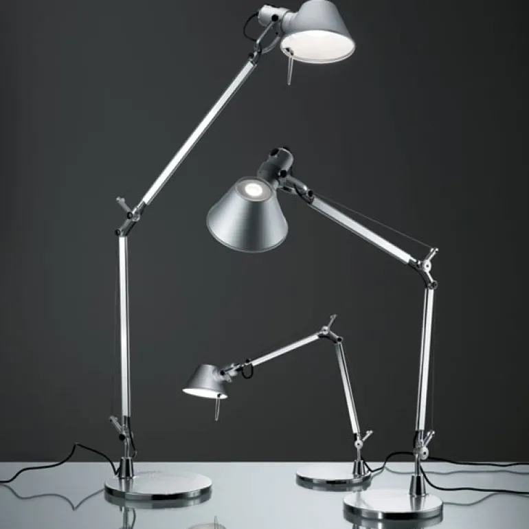 Artemide Tolomeo Micro table lamp, aluminium
