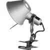 Artemide Tolomeo Pinza clip-on lamp, aluminium