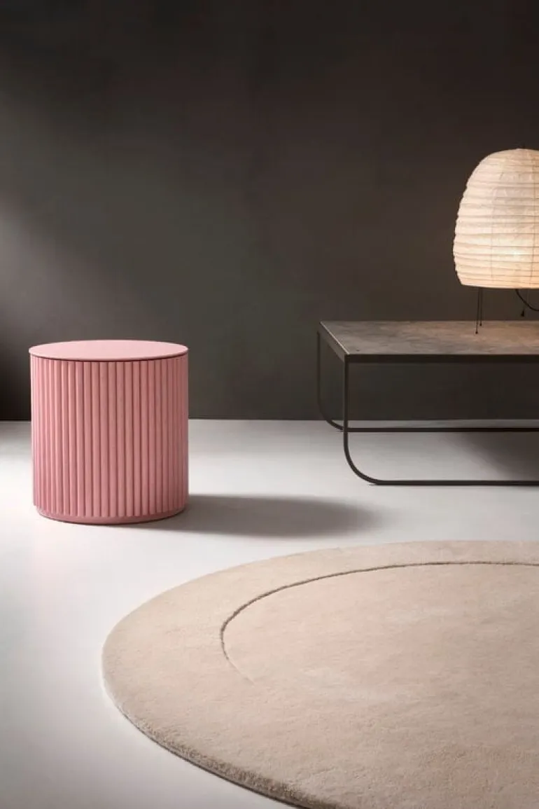 Asplund Petit Palais side table, 42 cm, dusty pink