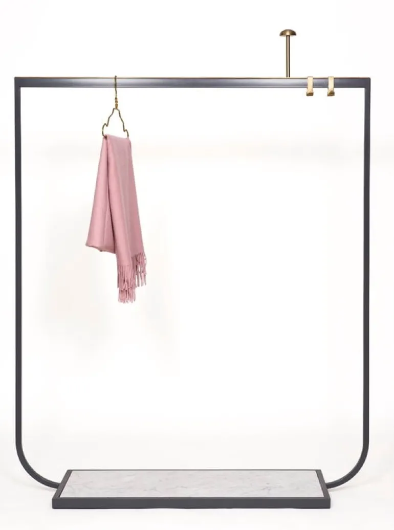 Asplund Tati coat rack knob, brass