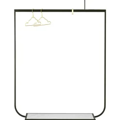 Asplund Tati coat rack, large, char grey - Carrara