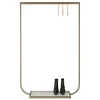 Asplund Tati coat rack, small, nougat - Carrara marble