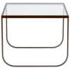 Asplund Tati coffee table, 63,5 cm, high, bronze - clear glass