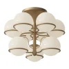 Astep Model 2042/9 ceiling lamp, 20 cm, champagne