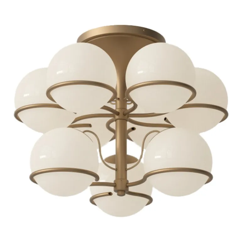 Astep Model 2042/9 ceiling lamp, 20 cm, champagne