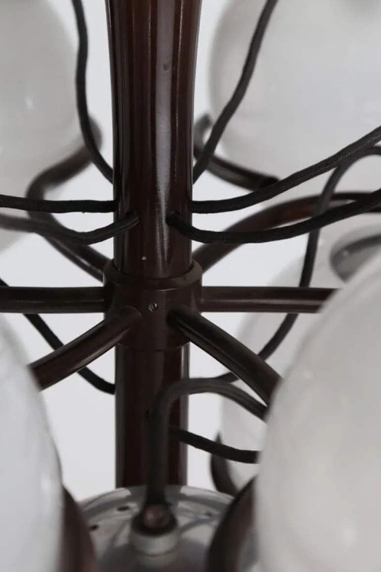 Astep Model 2042/9 ceiling lamp, 20 cm, champagne