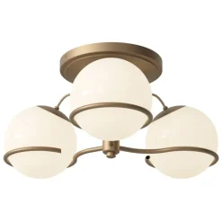 Astep Model 2042/3 ceiling lamp, 20 cm, champagne