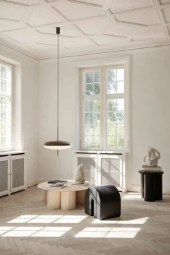 Astep Model 2065 pendant, black and white - black