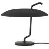 Astep Model 537 table lamp, black - black marble