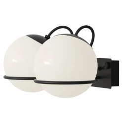 Astep Model 237/2 wall lamp, 14 cm, black