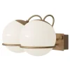 Astep Model 237/2 wall lamp, 14 cm, champagne